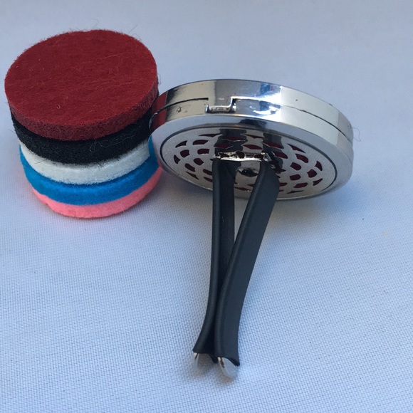 New! Car Aromatherapy Oil Diffuser Sun Clip - Picture 3 of 4